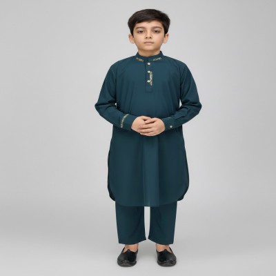 Teal Color Kabli Set (Small)